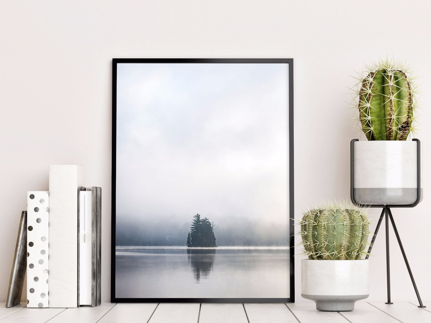 Plakat zur nebligen Insel