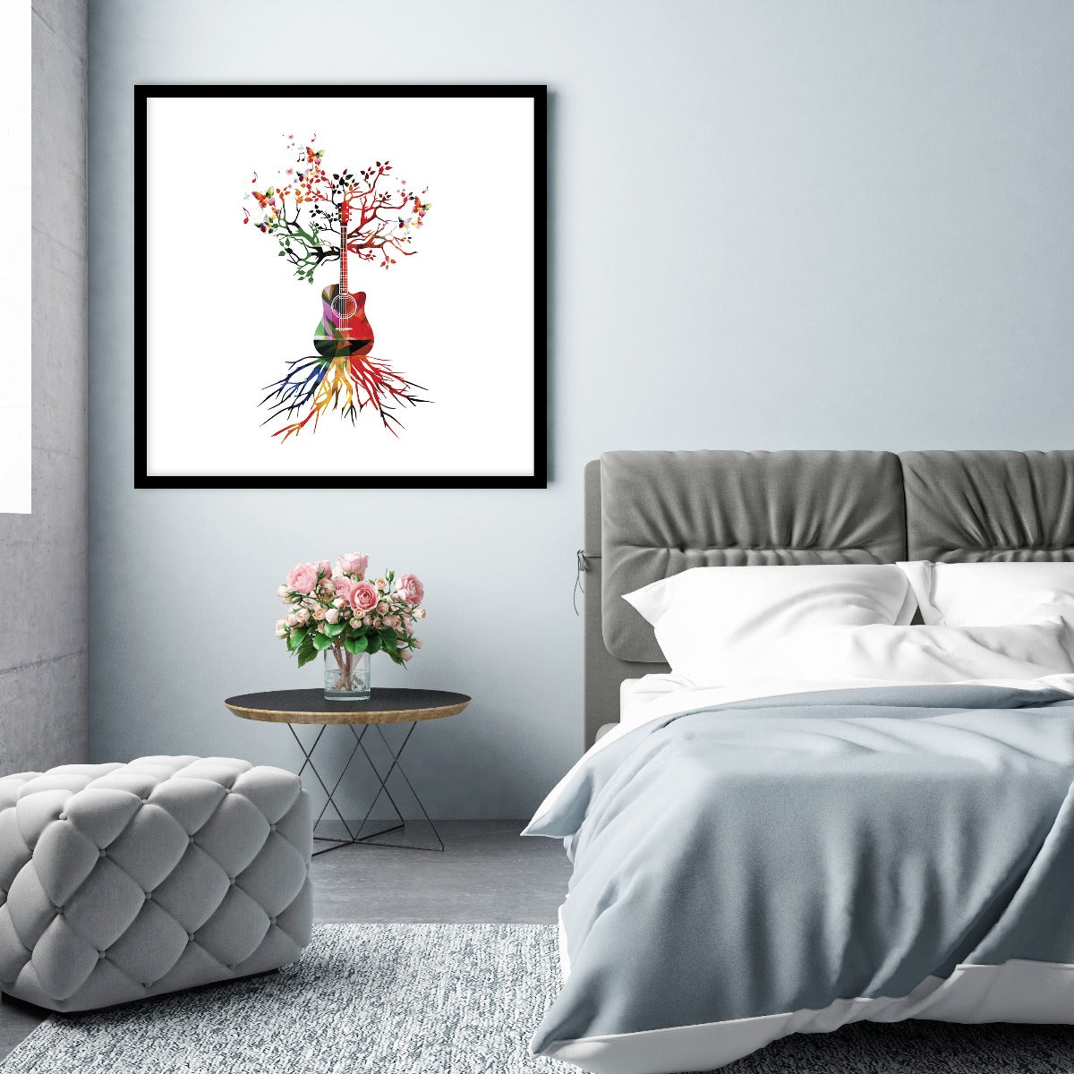 Gitarren-Illustrationsposter
