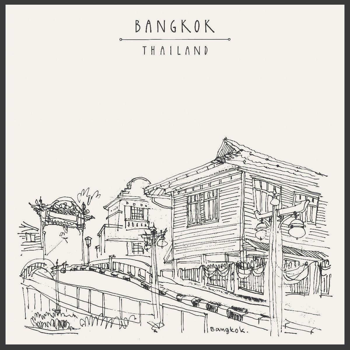 Bangkok Thailand Abbildung N02 Artikel