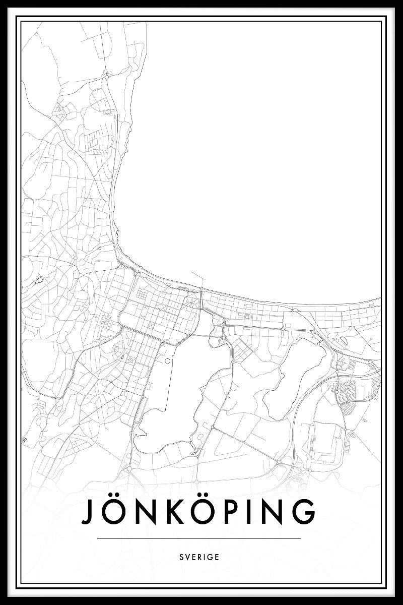 Kartenelemente von Jönköping
