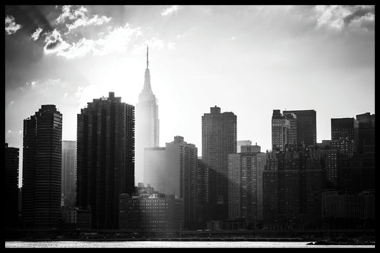  New York Skyline Schwarz-Weiß-Poster