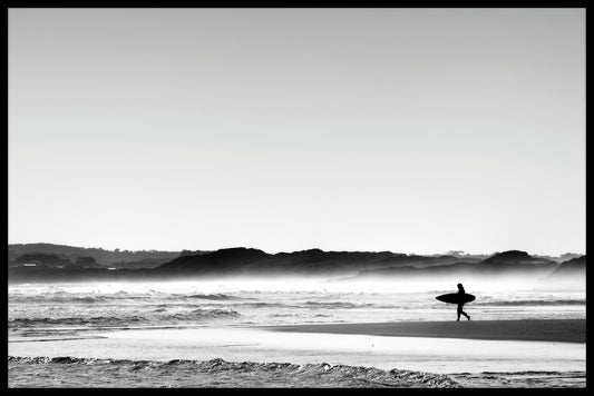  Strand-Surfer-Plakat