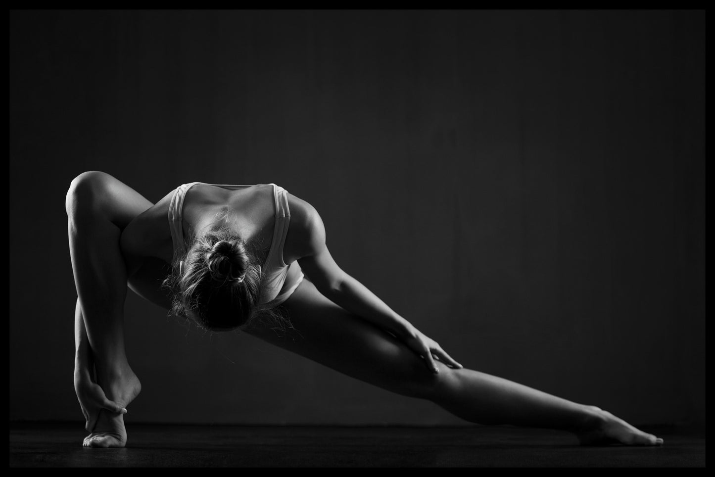 Ballerina Pose Schwarz-Weiß-Poster
