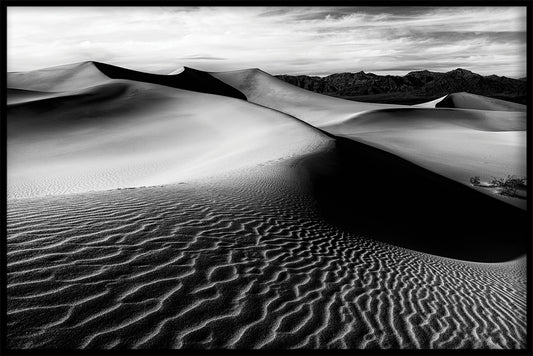  Sanddyner i Death Valley-Plakat