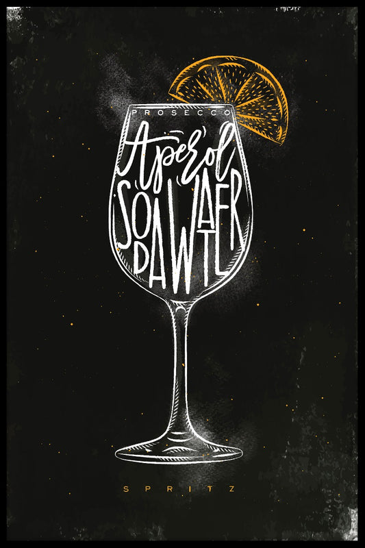  Spritz Cocktailposter
