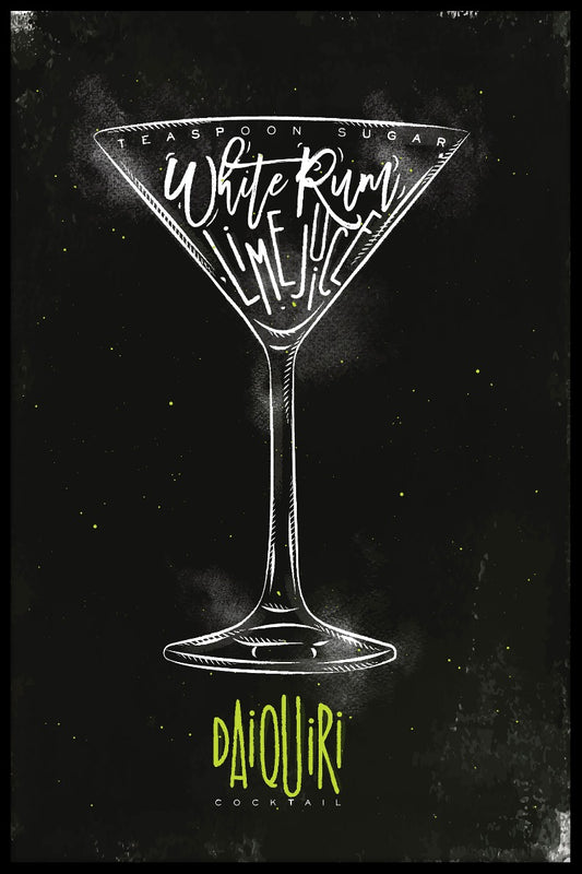  Daiquiri Cocktailposter