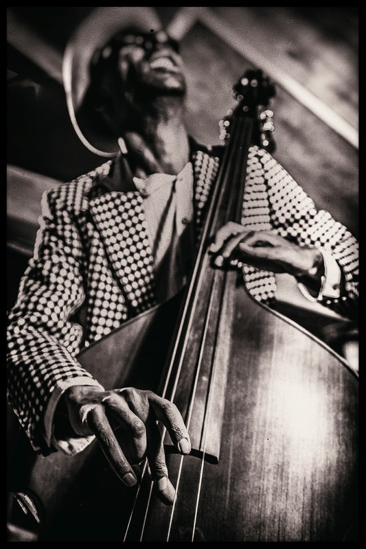  Vintages Jazz-Spieler-Plakat
