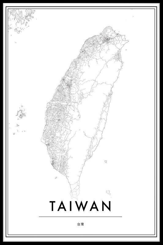  Taiwan-Karta-Plakat