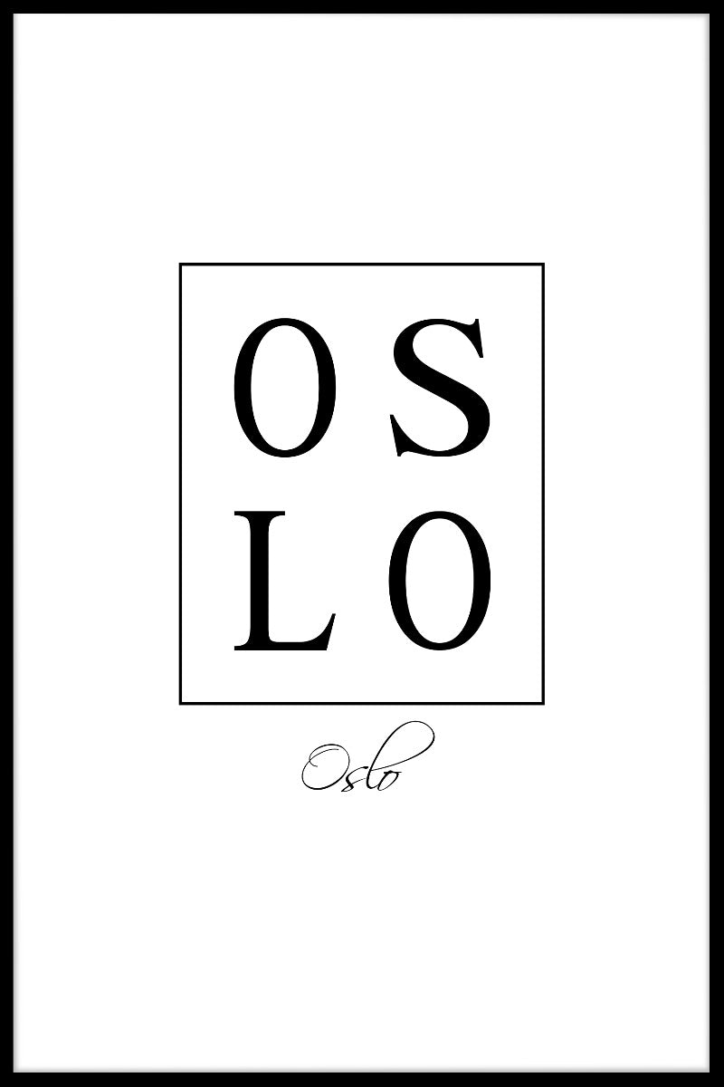  Oslo Box Textaufzeichnungen