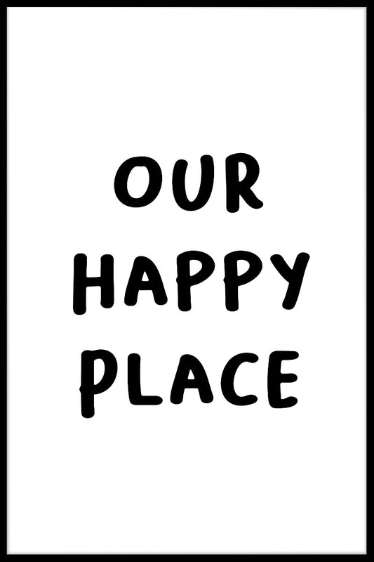  Unser Happy Place Poster