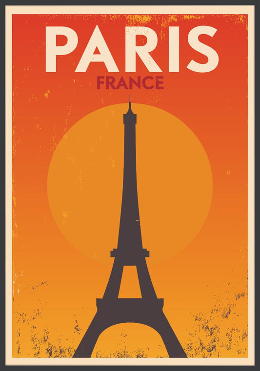  Pariser Vintage-Plakat