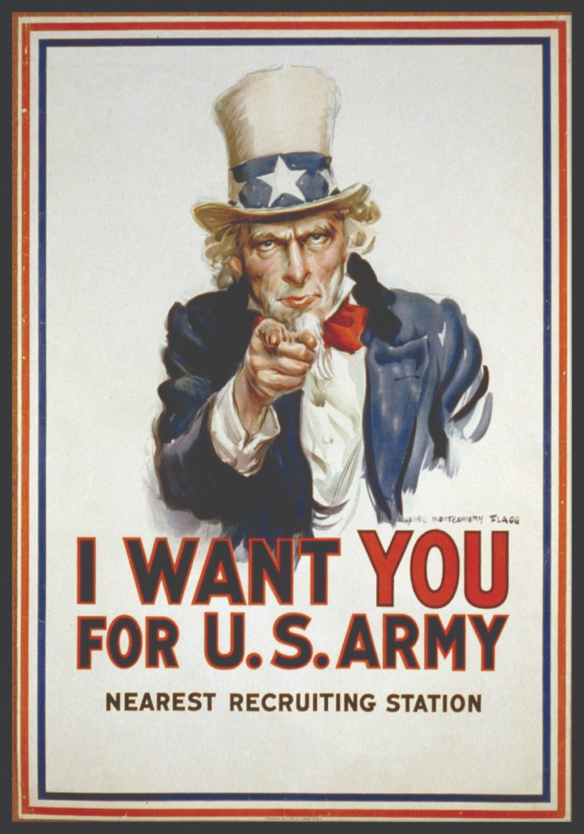  Uncle Sam Vintage-Plakat