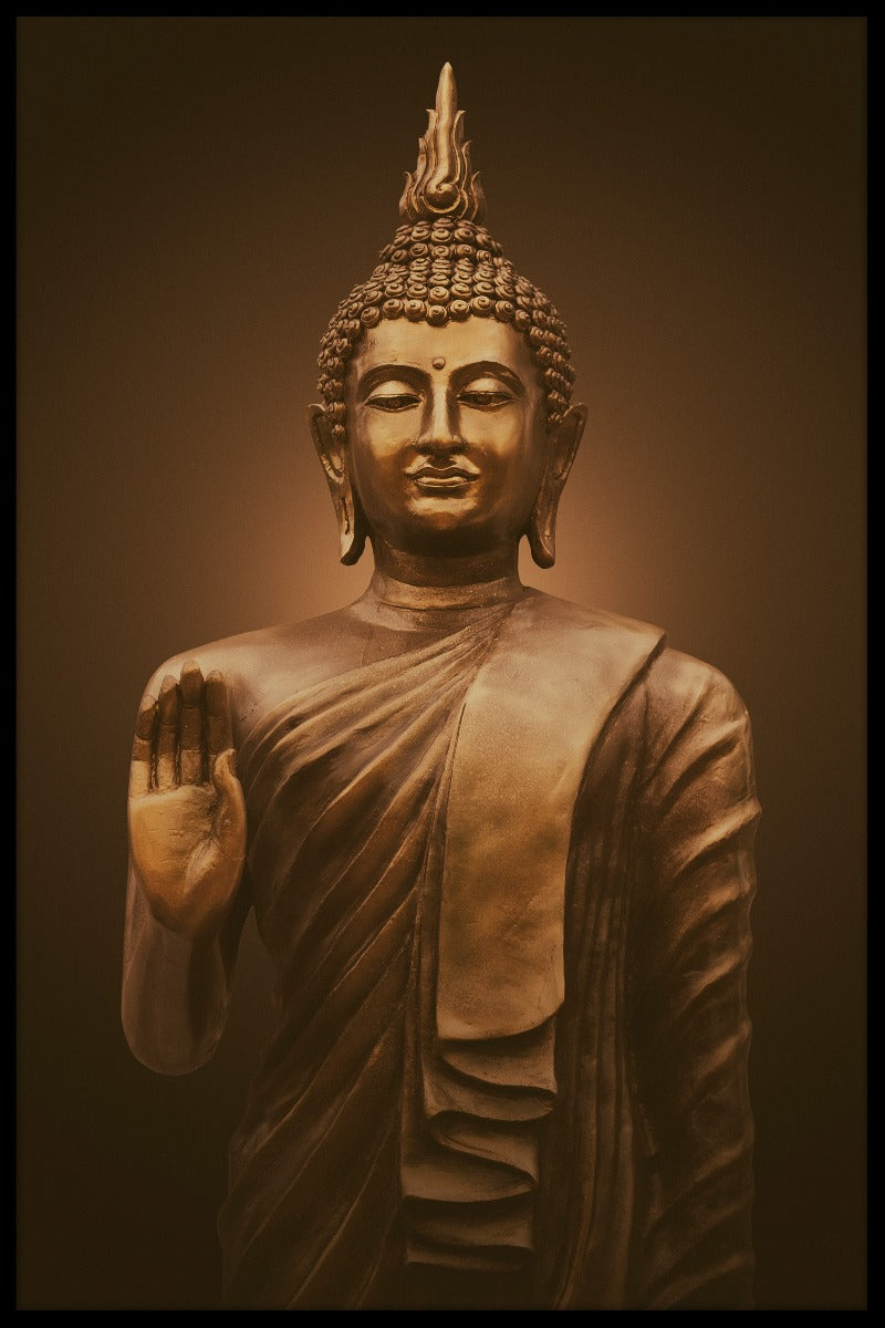 Buddha-Skulptur-Plakat
