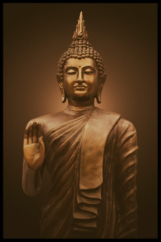  Buddha-Skulptur-Plakat