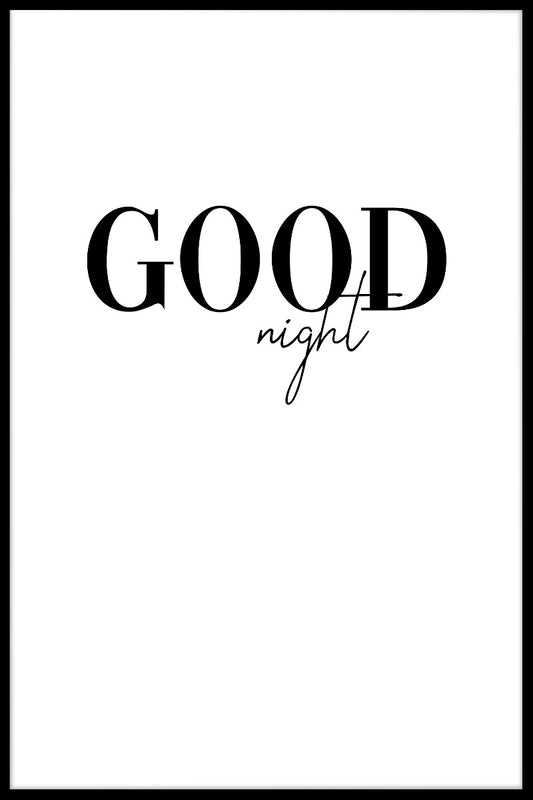  Gute-Nacht-Plakat