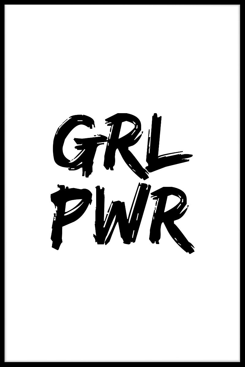  Girl-Power-Plakat