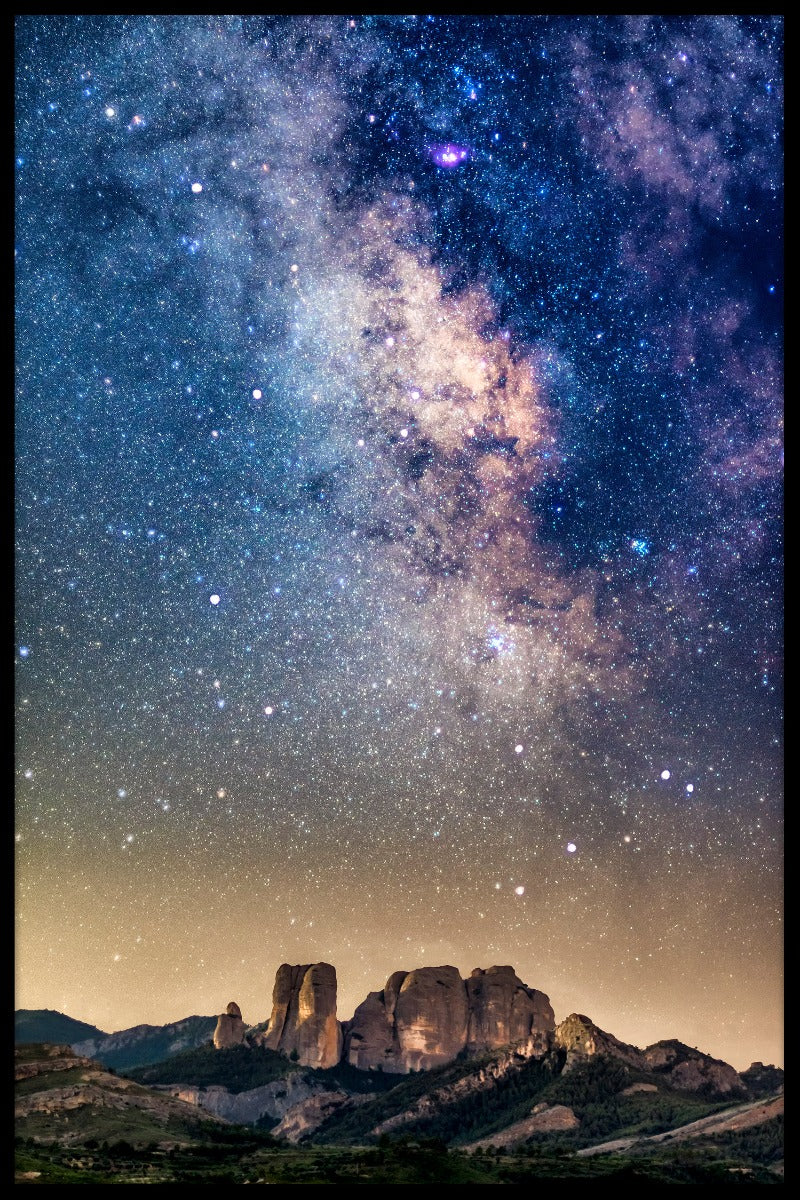 Milchstraßen-Nachtposter