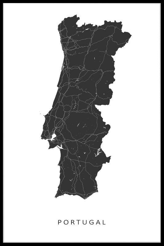  Portugal-Kartenposter