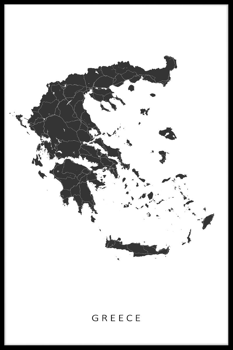  Griechisches Karta-Plakat