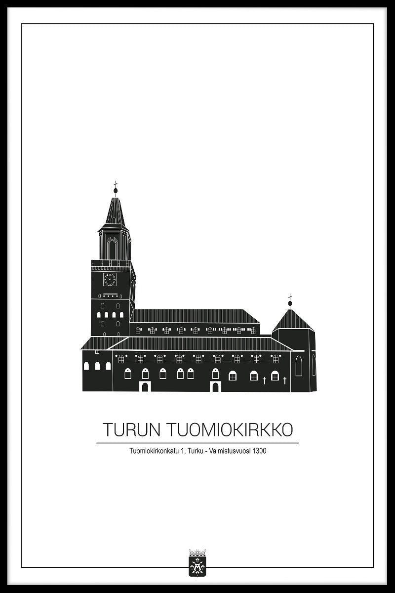  Plakat der Kathedrale von Turku