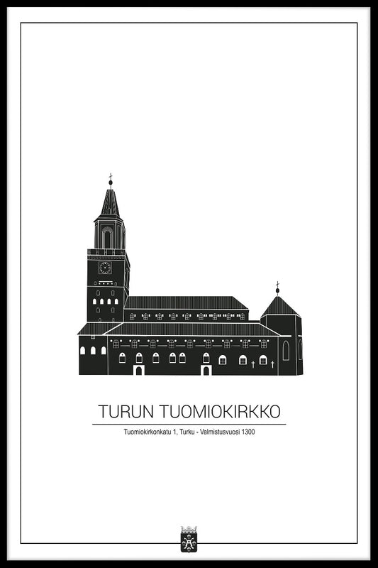  Plakat der Kathedrale von Turku