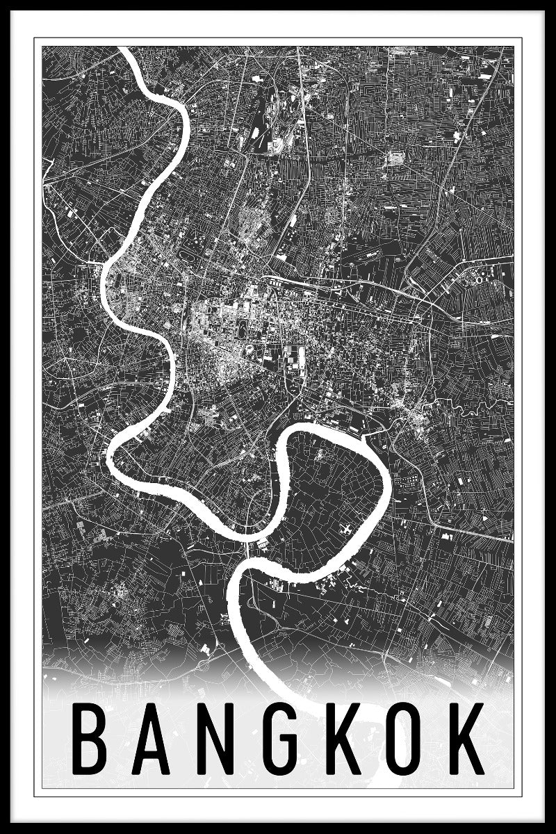  Plakat der Bangkok-Karte N02