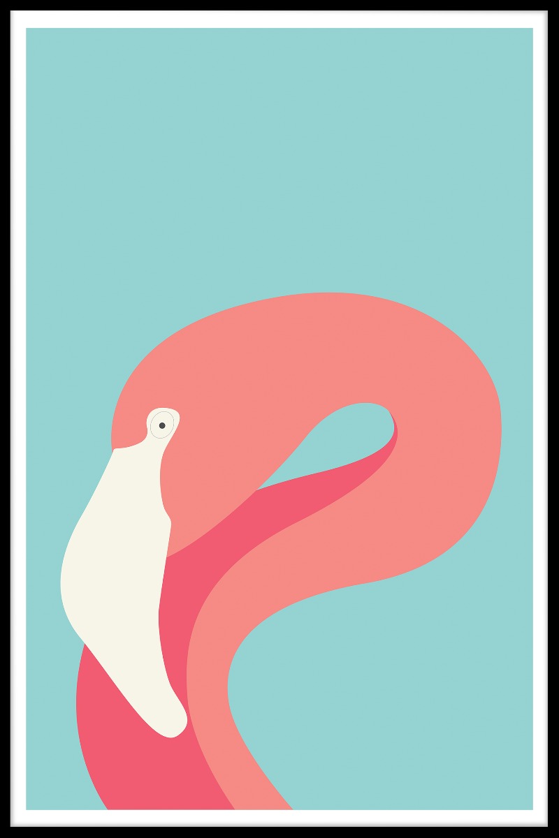 Flamingo-Plakat