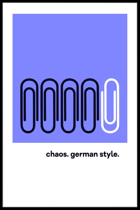  Chaos Poster im deutschen Stil