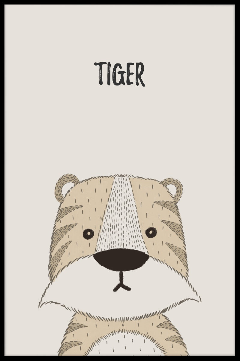  Tiger-Kinderplakat
