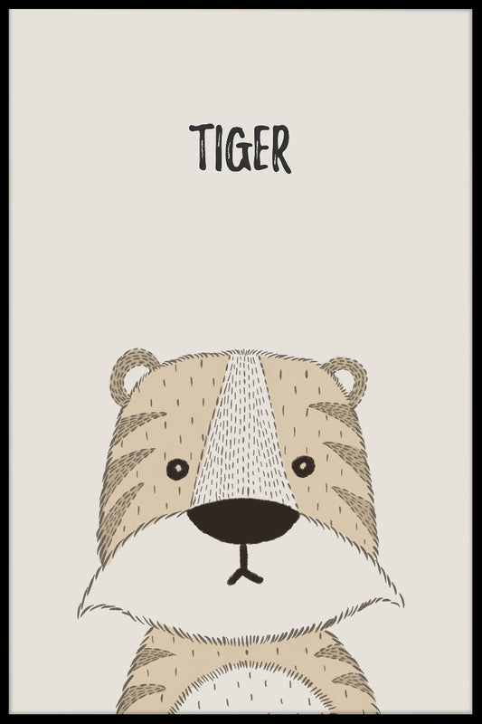  Tiger-Kinderplakat