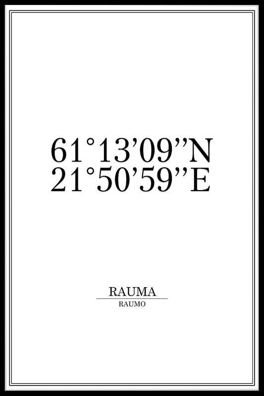  Plakat des Rauma-Koordinators