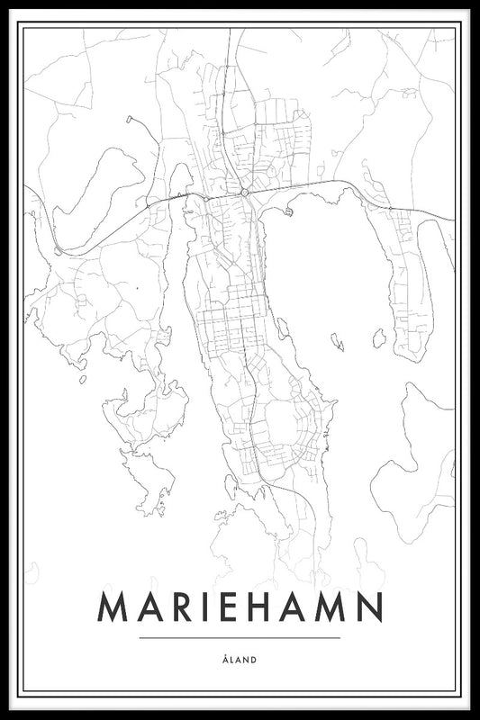  Mariehamn Kartposter