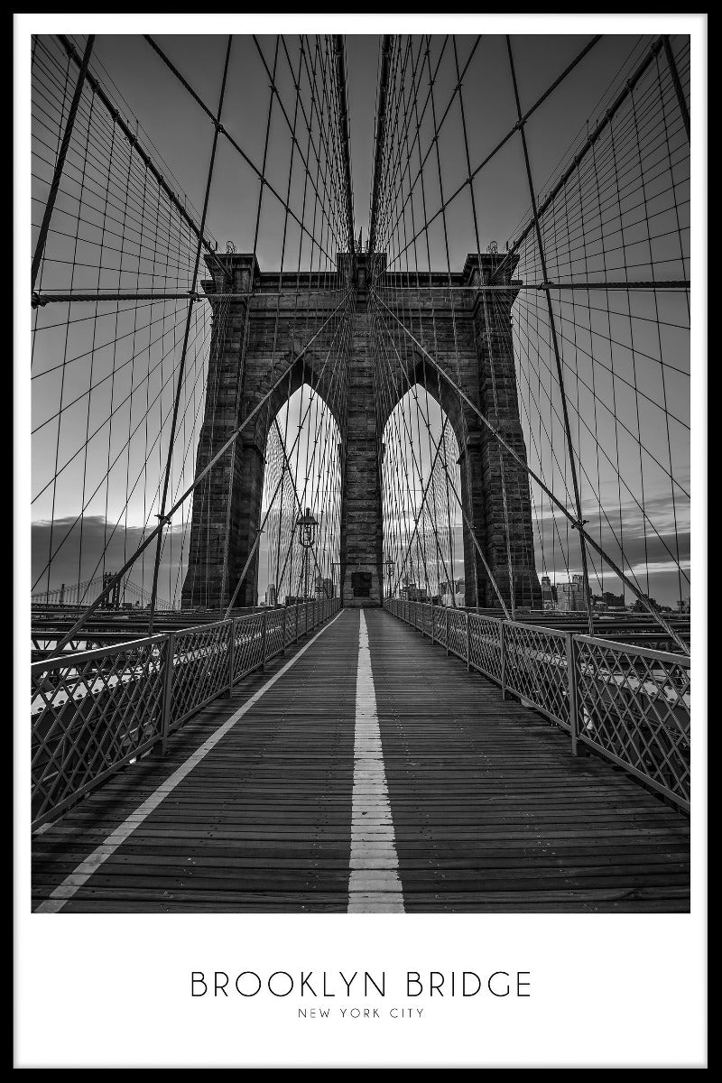  NYC-Brooklyn-Brückenplakat