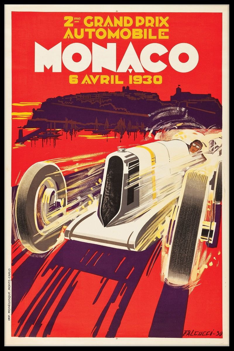  Plakat zum Großen Preis von Monaco