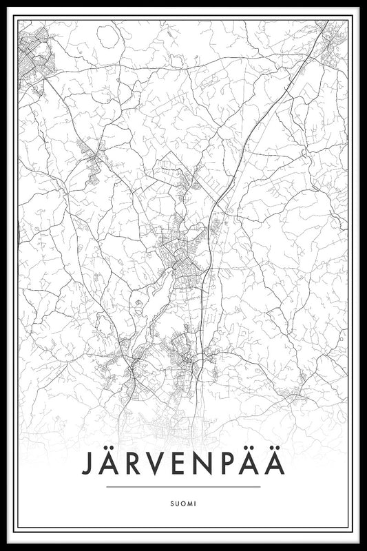  Kartenelemente von Järvenpää