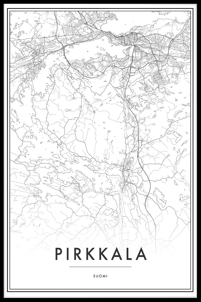  Pirkkala-Kartenposter-s