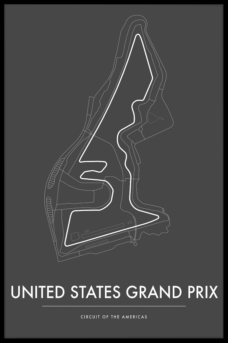  Circuit of the Americas US-GP-Plakat
