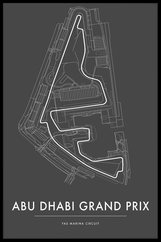  Yas Marina Abu Dhabi GP-Plakat