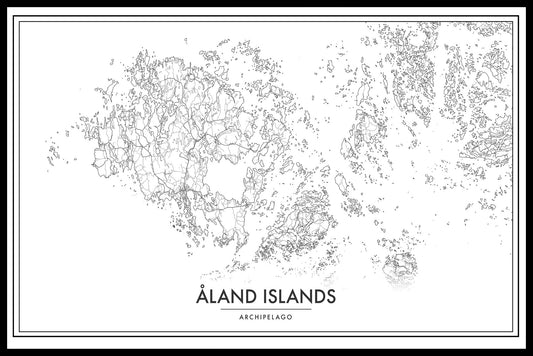  Karteneinträge der Schären von Åland