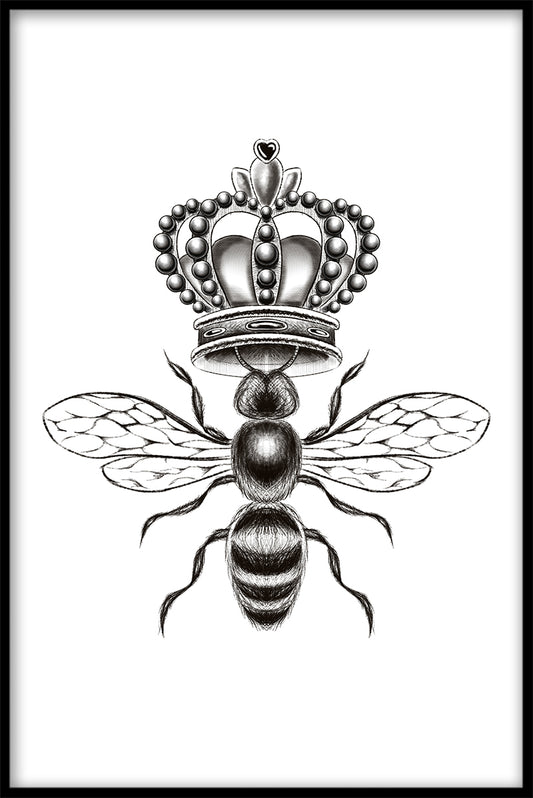  Bienenkönigin-Plakate