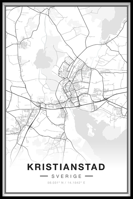  Kristianstad-Kartenplakate