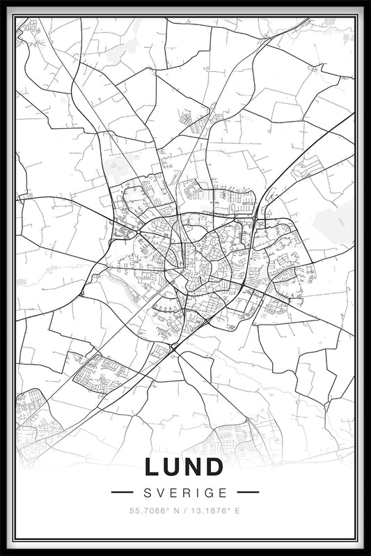  Lund-Kartenposter