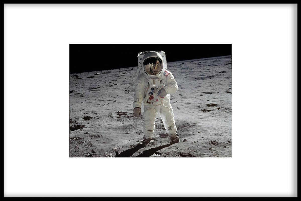  Ein Mann auf dem Mond-Plakat