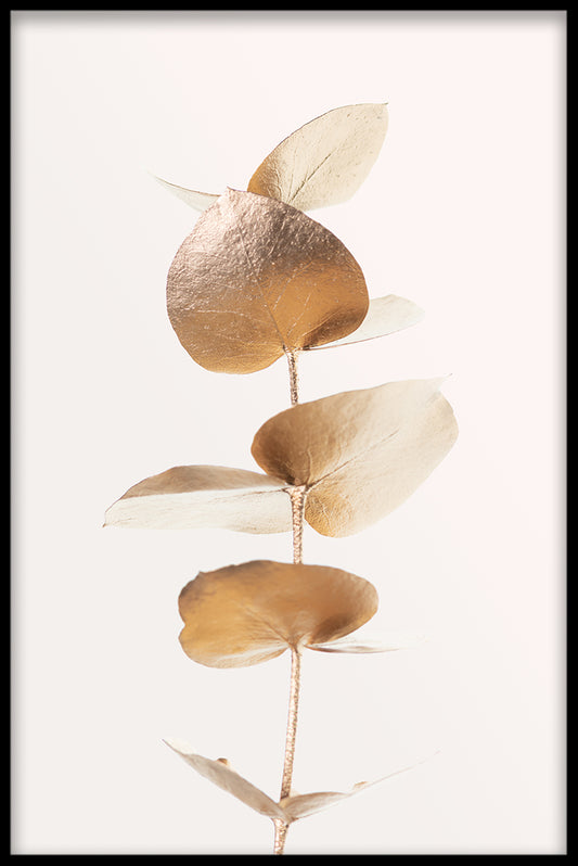  Plakat der goldenen Pflanze N02