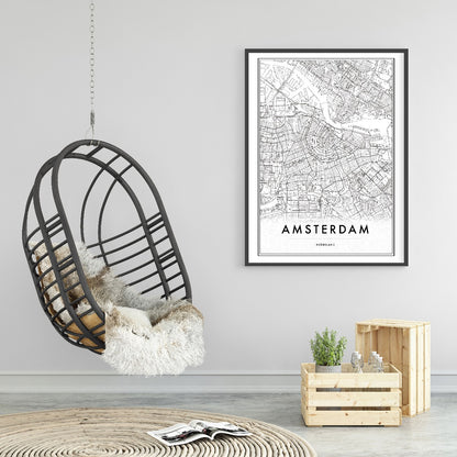  Amsterdam Niederlande Kartenelemente