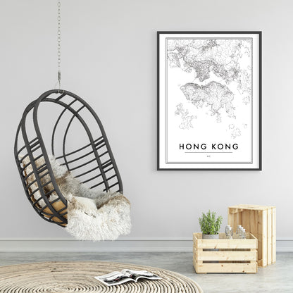  Kartposter aus Hongkong
