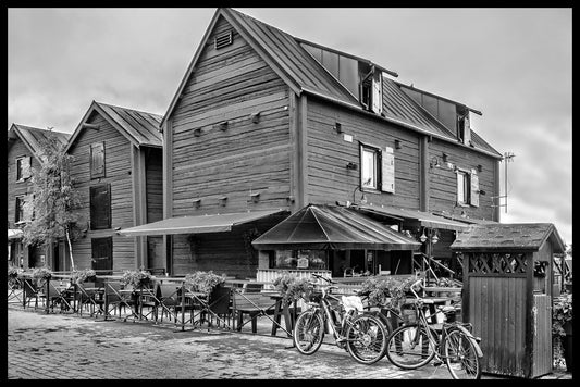  Gamla trähus Uleåborg-Plakat