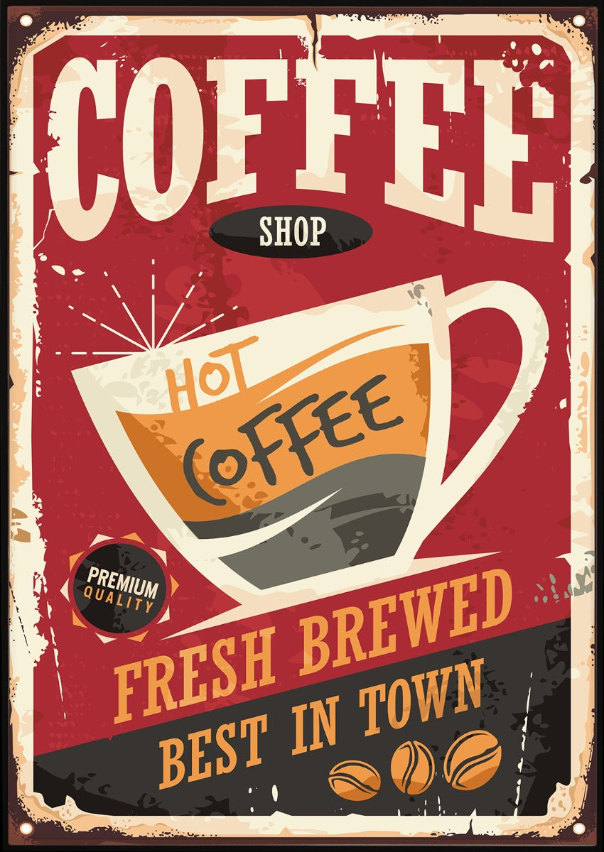 Kaffee Vintage Poster